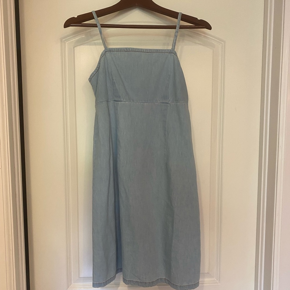 Arizona Small Denim Spaghetti Strap Dress